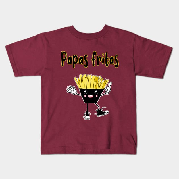 Papas Fritas - Comic Kids T-Shirt by Meine Zwergenkinder